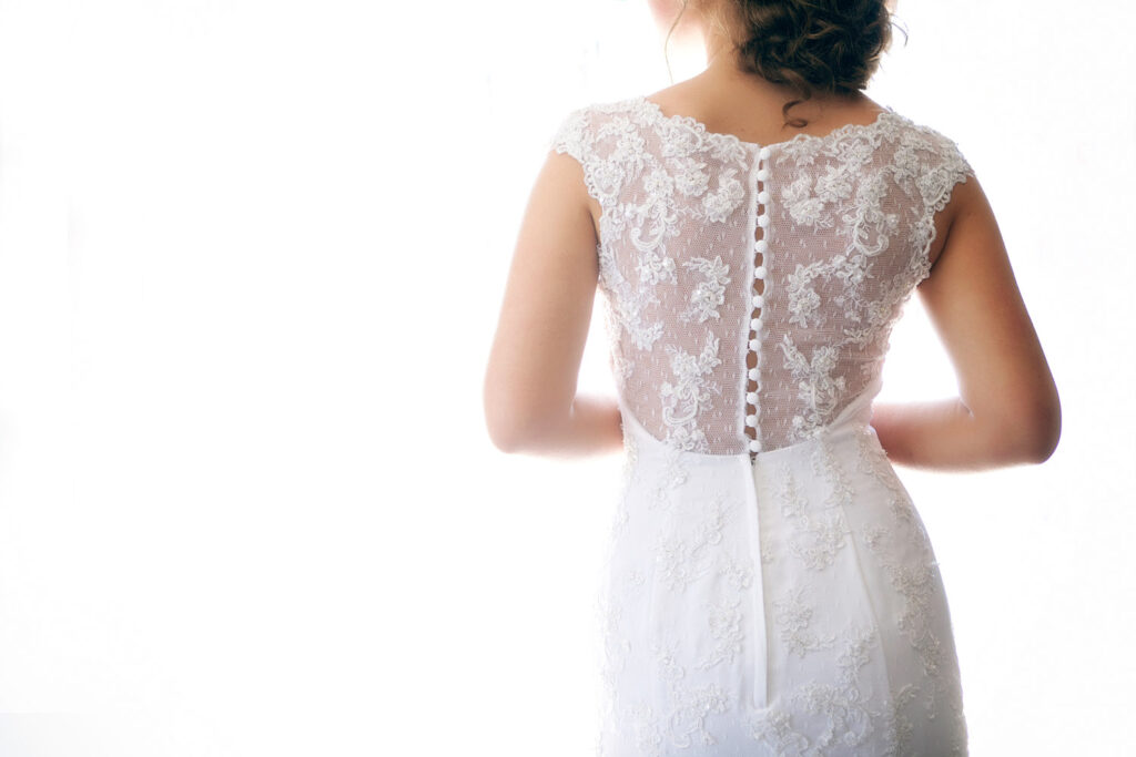 wedding dress details